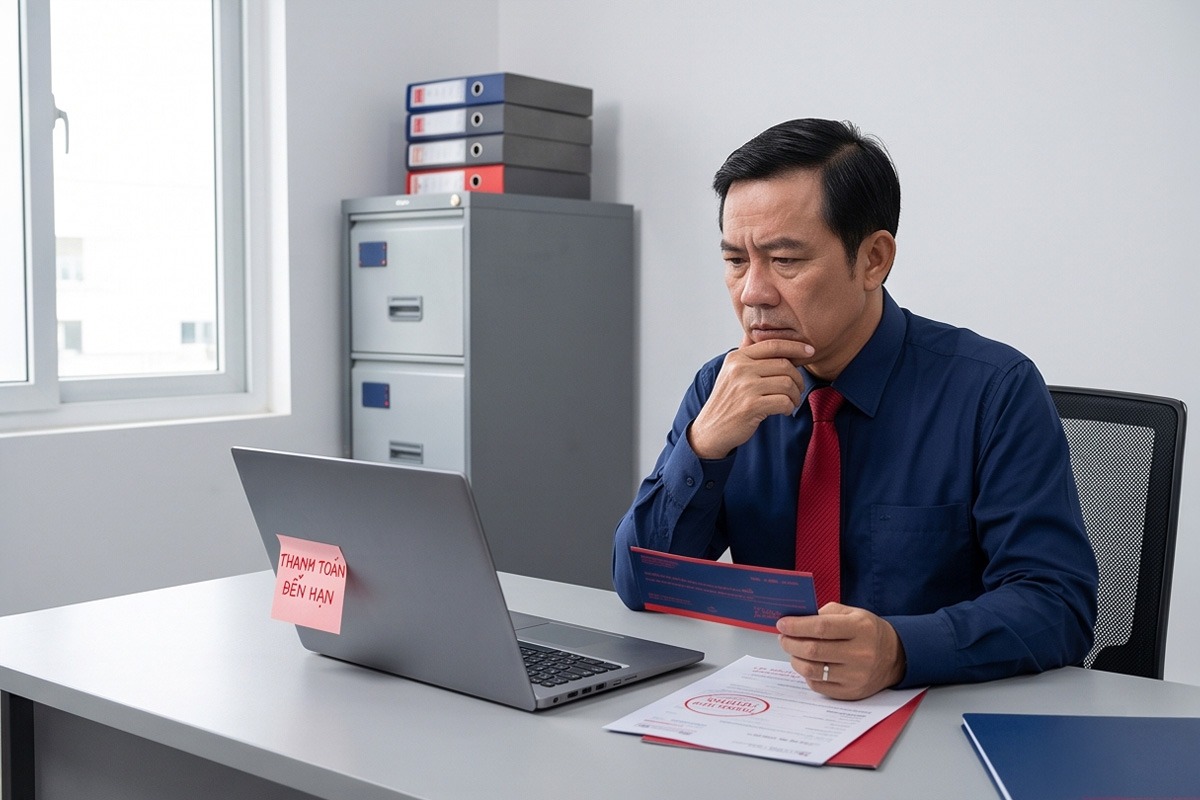 Thanh toán chậm → dòng tiền bị đứt đoạn