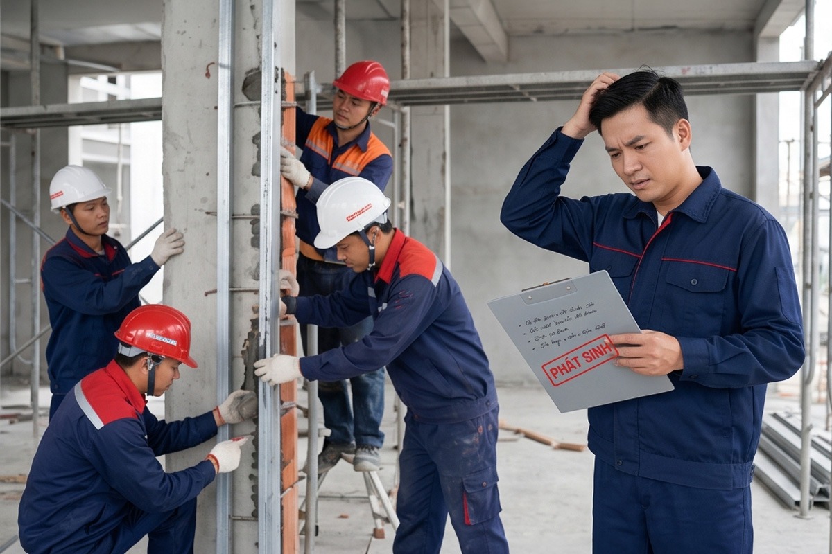 Nhân công phát sinh nhưng không ai tổng hợp đúng