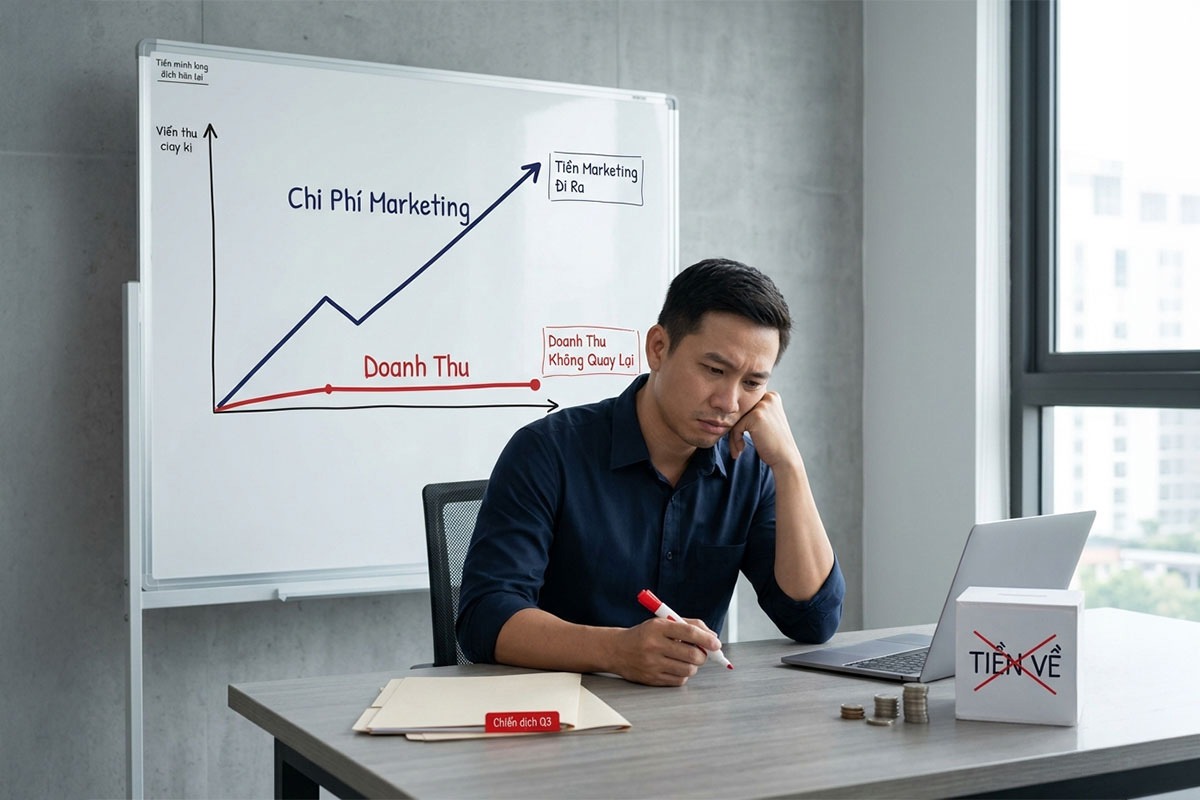 5. Marketing không gắn với doanh thu