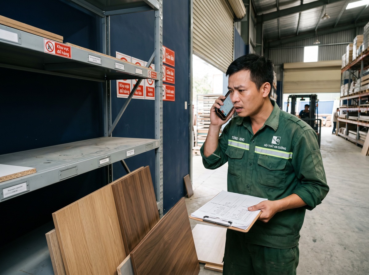 3. Vật tư xuất theo nhu cầu, không theo kiểm soát