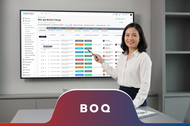 Một khách hàng đi xuyên suốt từ cơ hội → công trình → tiền thật